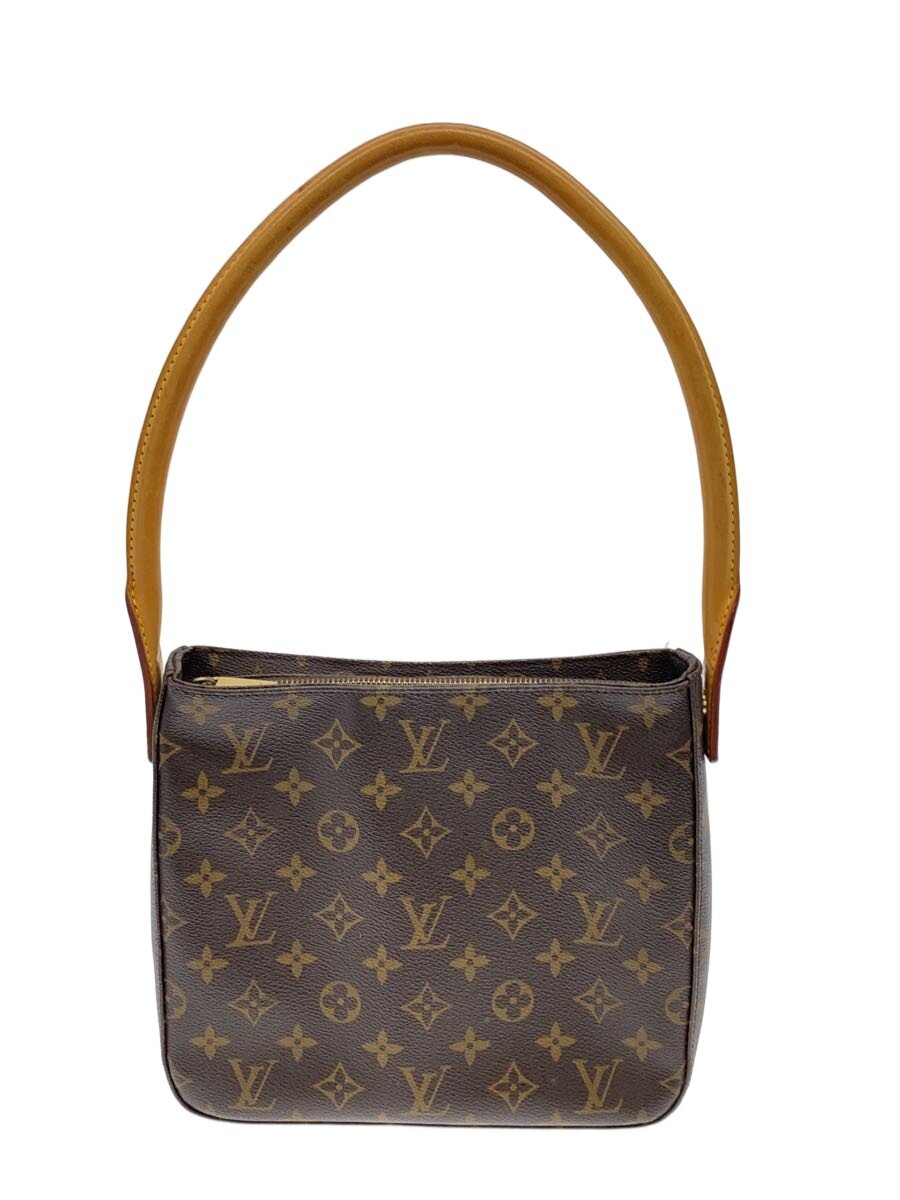 【中古】LOUIS VUITTON◆ルーピングMM_モノグラム・キャンバス/PVC/BRW/総柄【バッグ】|2nd STREET 店
