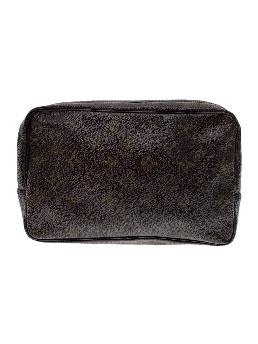 【中古】LOUIS VUITTON◆トゥルース・トワレット28_モノグラム・帆布_BRW/なめし革/BRW/モノグラム【御徒面子】