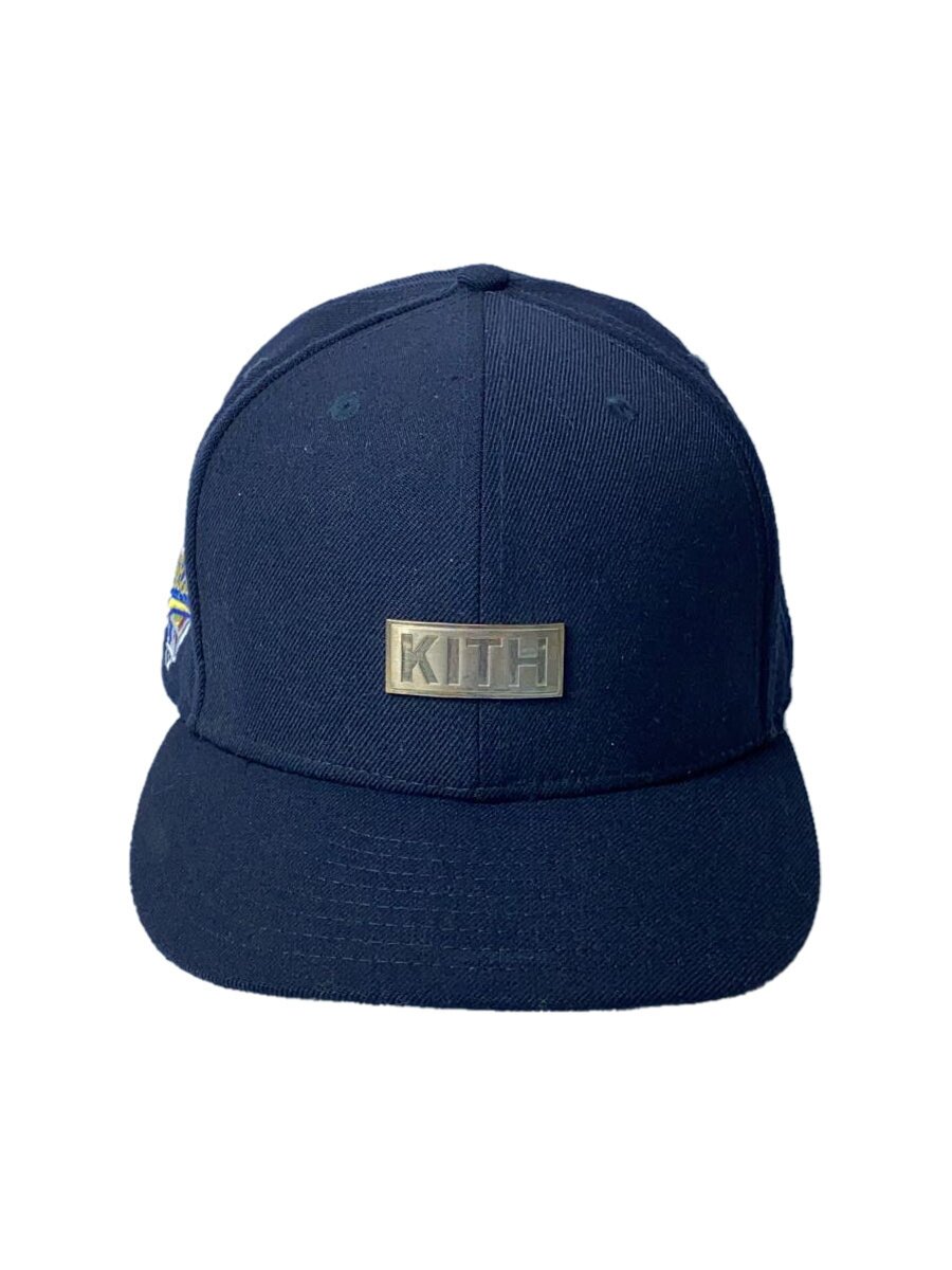 【中古】NEW ERA◆旗がしら/7 3/8/ポリエステル/NVY/無地/メンズ【服飾雑貨他】