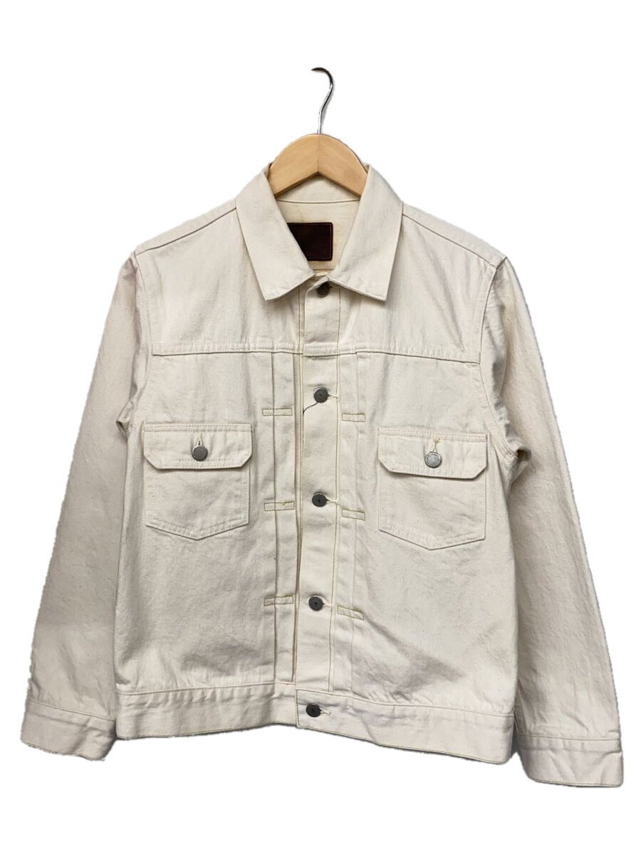 【中古】HATSKI◆Gジャン/1/綿織物/WHT/HTK-18020【レディース御召しもの】
