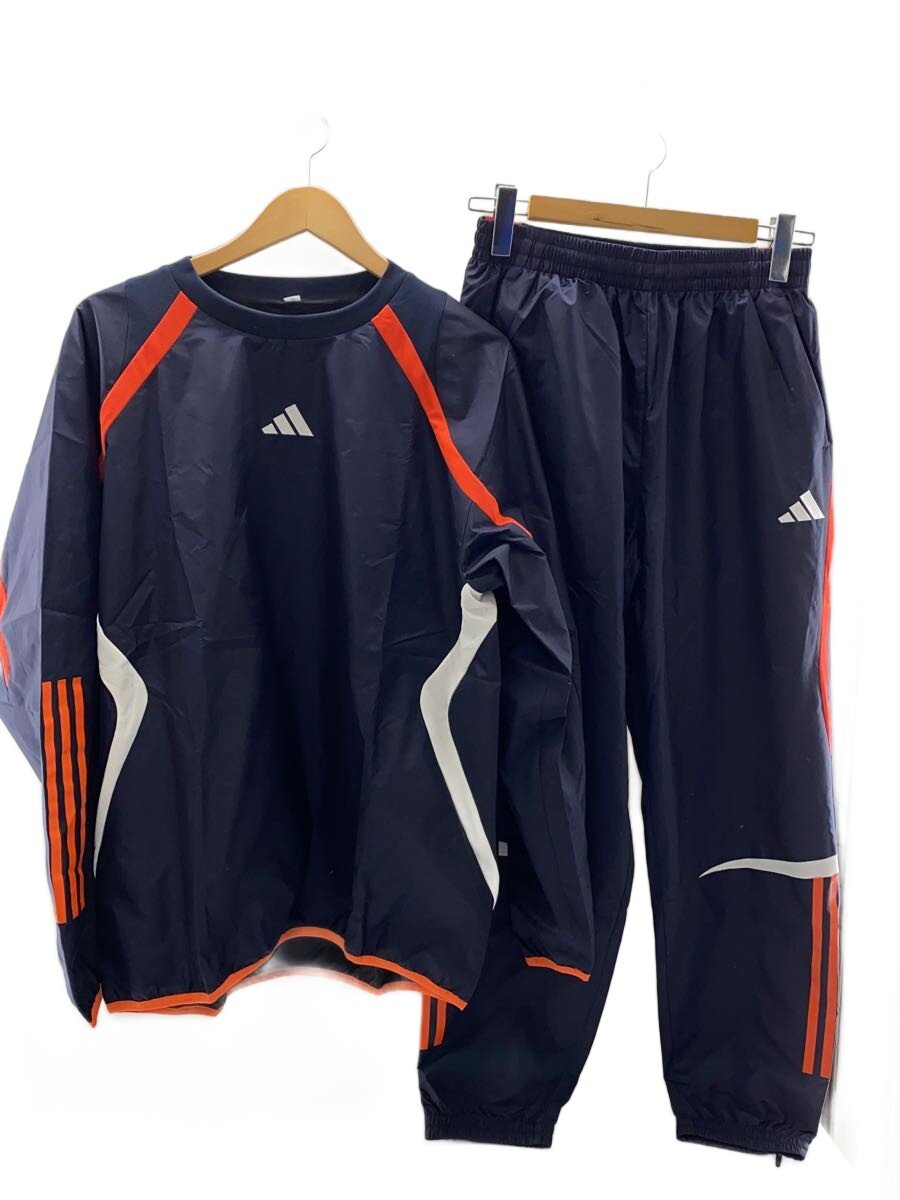 【中古】adidas◆スポーツウェアー/L/NVY/JL3005/JL3006/プラクティスピステトップ/上下仕掛ける【運動競技】