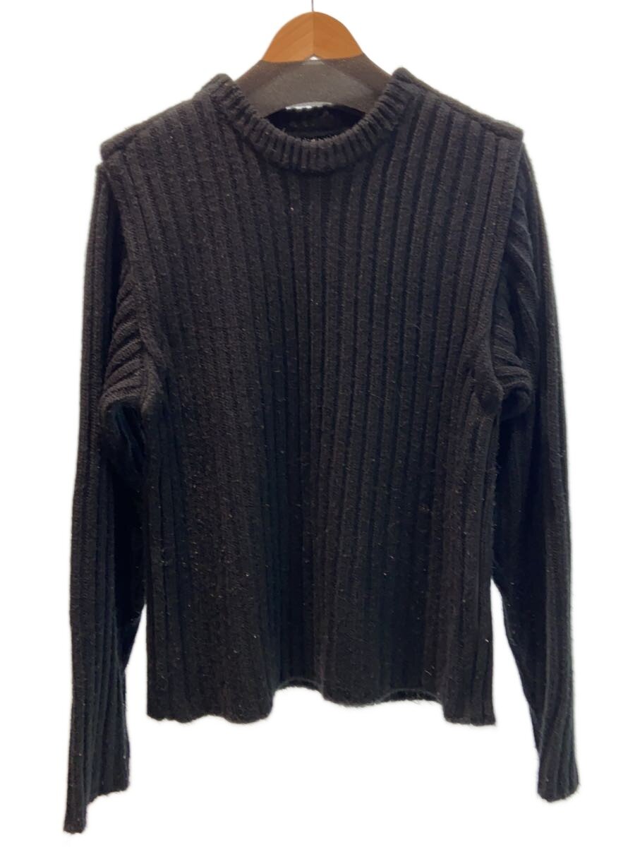 【中古】UNDERCOVER◆編み物・ティーシャツ(朦朦たる)/M/羊毛/BLK/149/毛玉有【メンズウェア】