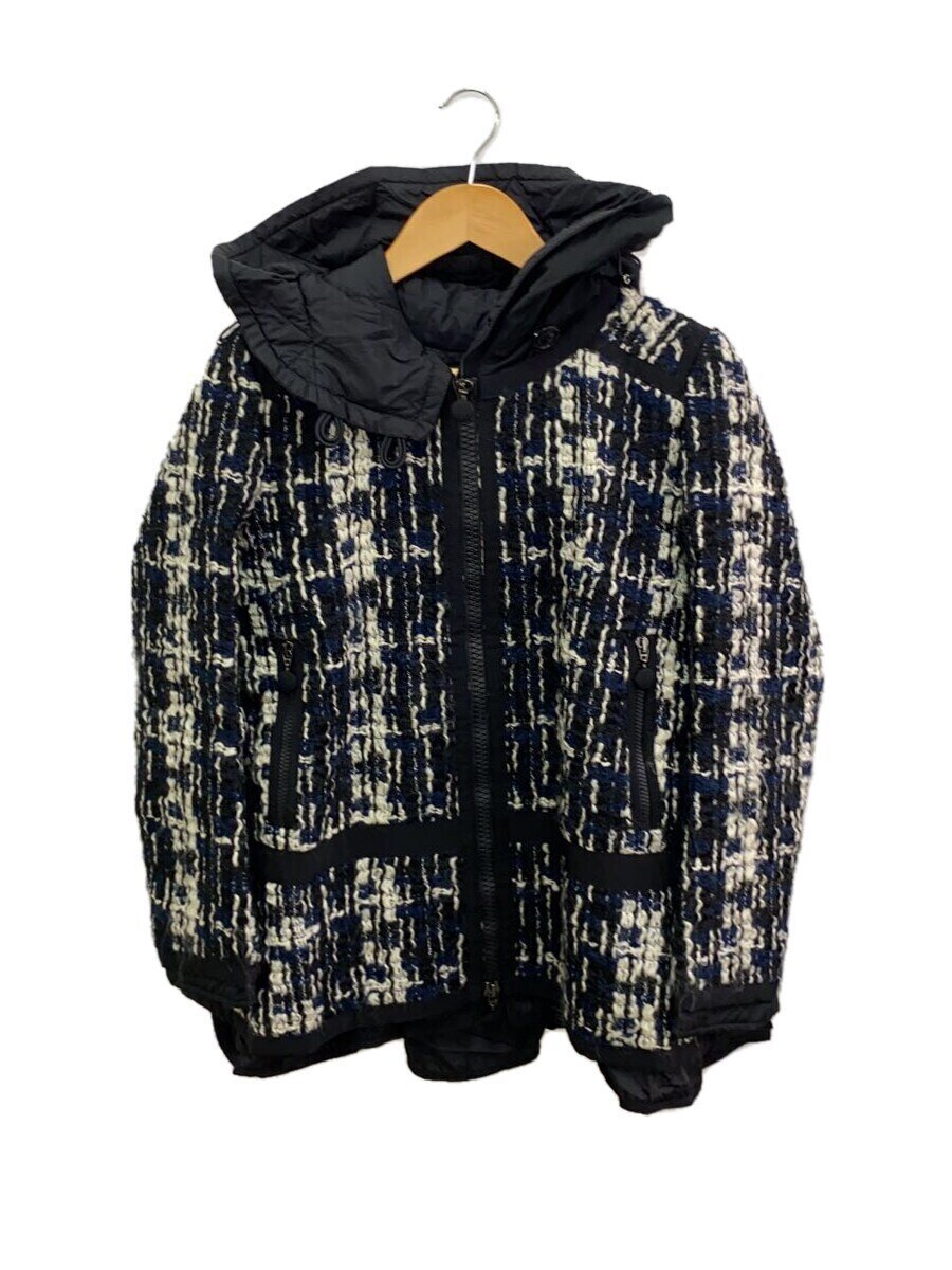 【中古】MONCLER◆JULIE GIUBOTTO/ダウンジャケット/1/ツイード/ネイビー/B20934699280 57923【レディースウェア】｜2ｎｄ STREET 店