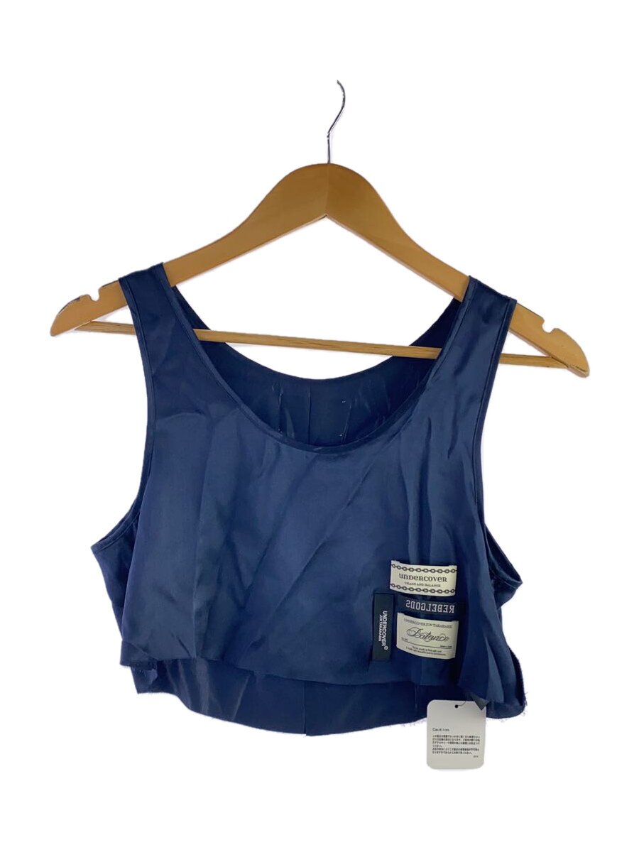 【中古】UNDERCOVER◆24SS  Vest Top 絹地いの一番/1/絹地/NVY/UC1D1002-1//【レディースお召しもの】