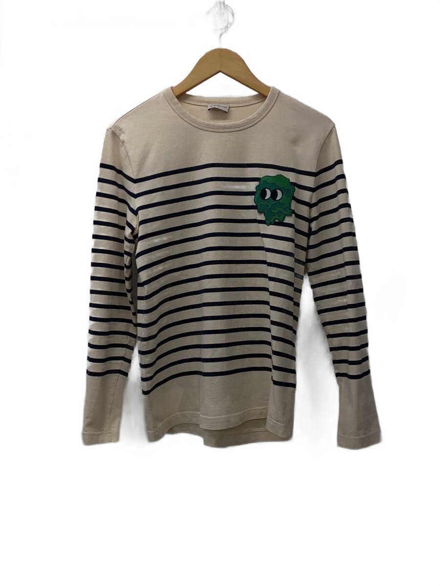 【中古】MONCLER◆長袖ティーシャツ/M/綿織物/NVY/間借り人/C10918018900 8390M【メンズウェア】