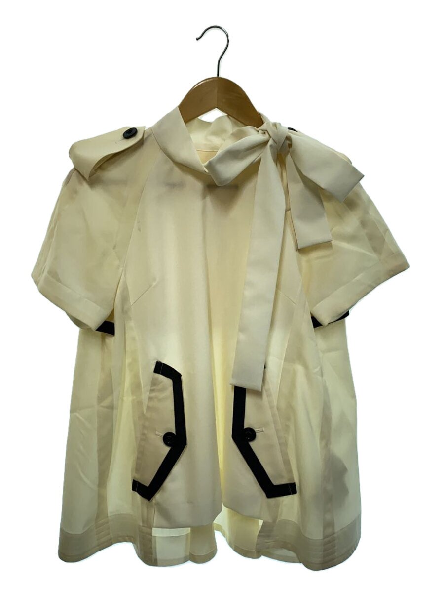 【中古】sacai◆サカイ/Suiting Pullover/スーチングプルオーバー/長袖トップ/2/ポリエステル/皮膚軟化剤【レディースお召しもの】