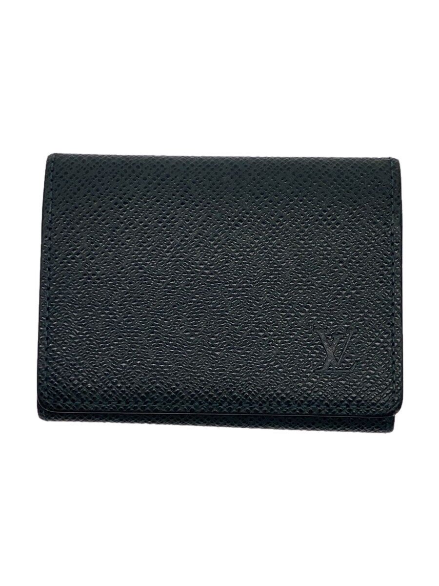 【中古】LOUIS VUITTON◆アンヴェロップ・カルト・ドゥ・ヴィジット_タイガ_GRN/レザー/GRN/無地/メンズ【服飾雑貨他】|2nd STREET 店
