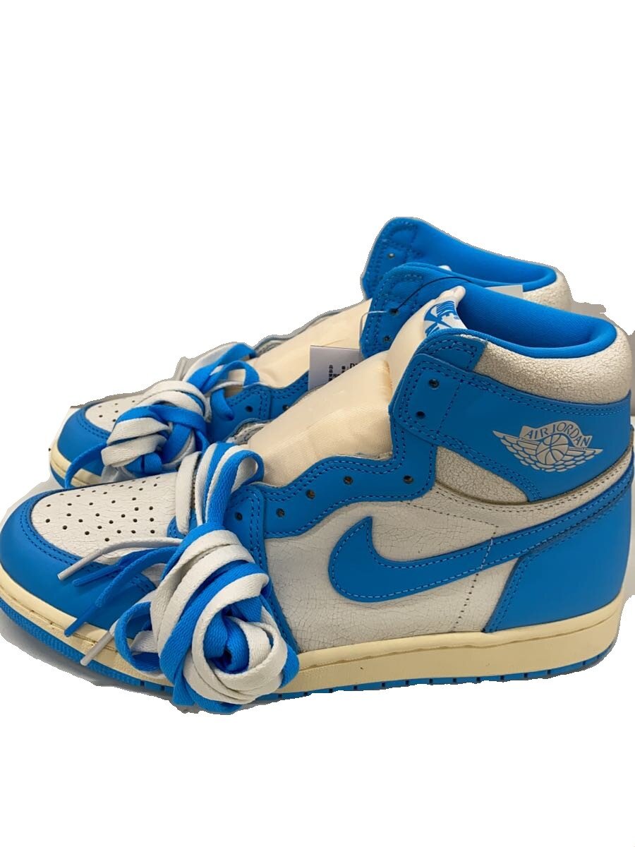 【中古】NIKE◆AIR JORDAN 1 HIGH OG_エア湖 ジョーダン 1 HIGH OG/28糎/BLU【シューズ】