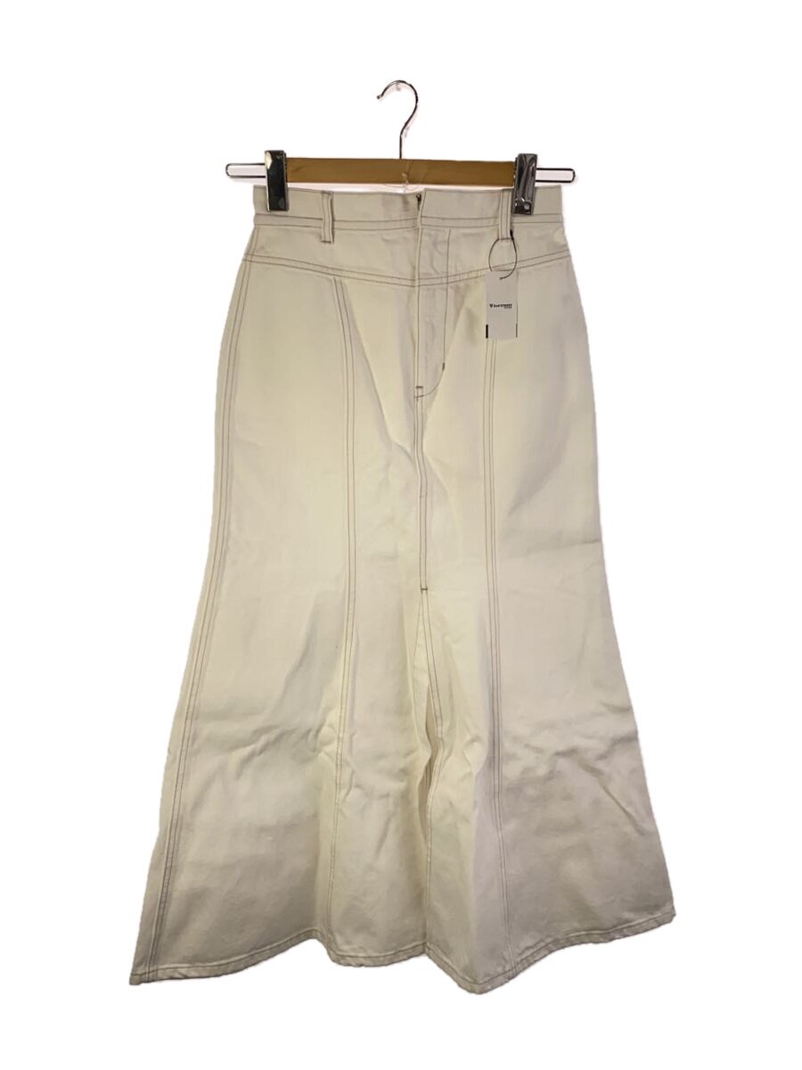 【中古】Her lip to◆Mermaid Slit Denim Skirt/スカート/S/コットン/WHT/1242304110【レディースウェア】｜2ｎｄ STREET 店