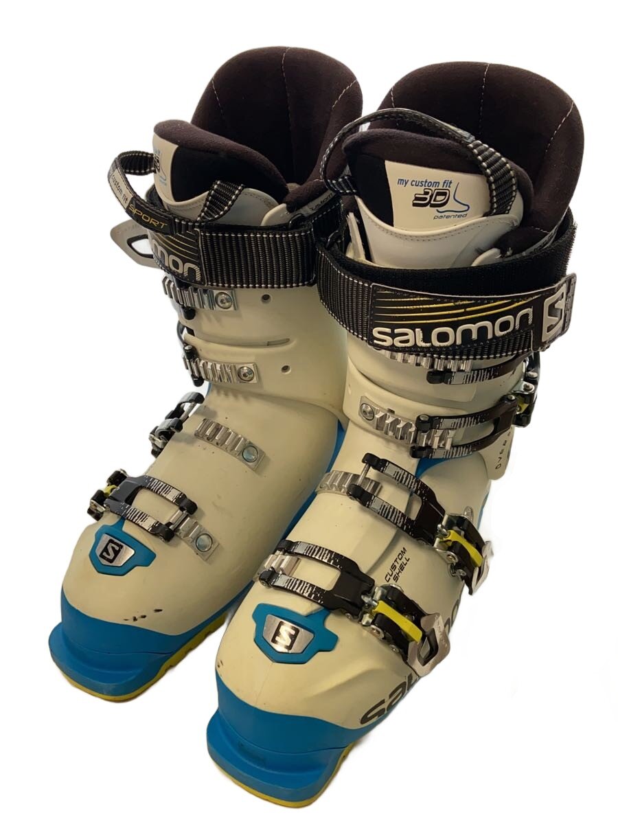 【中古】salomon◆スキーブーツ/25.5cm/WHT/アダルト【スポーツ】
