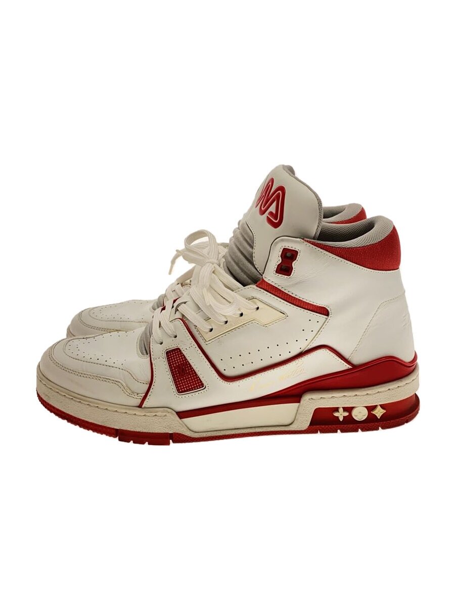 【中古】LOUIS VUITTON◆ハイカットスニーカー/US7.5/WHT/FD1118【シューズ】