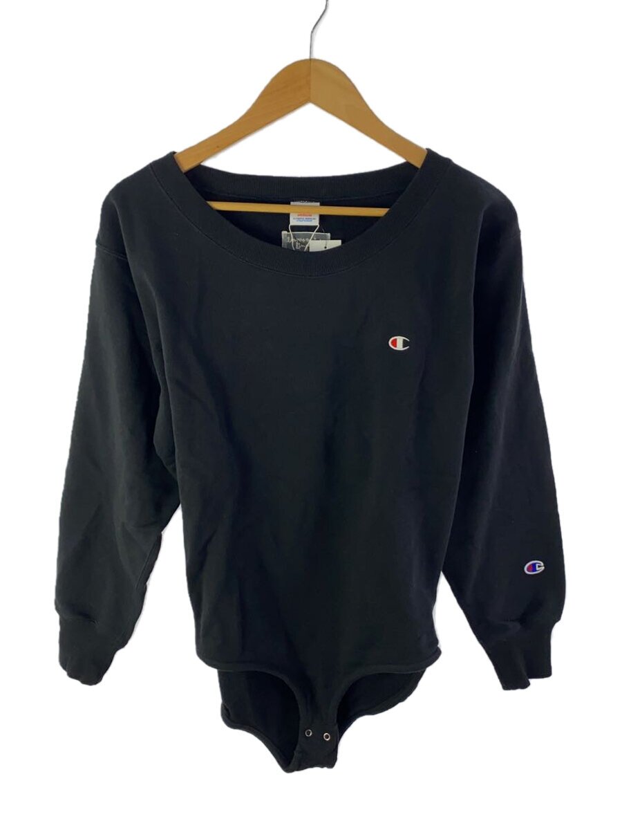 【中古】Champion◆beams couture lingerie/後ろ側コルセットボディスーツ/汗水/M/綿織物/BLK【レディースお召しもの】