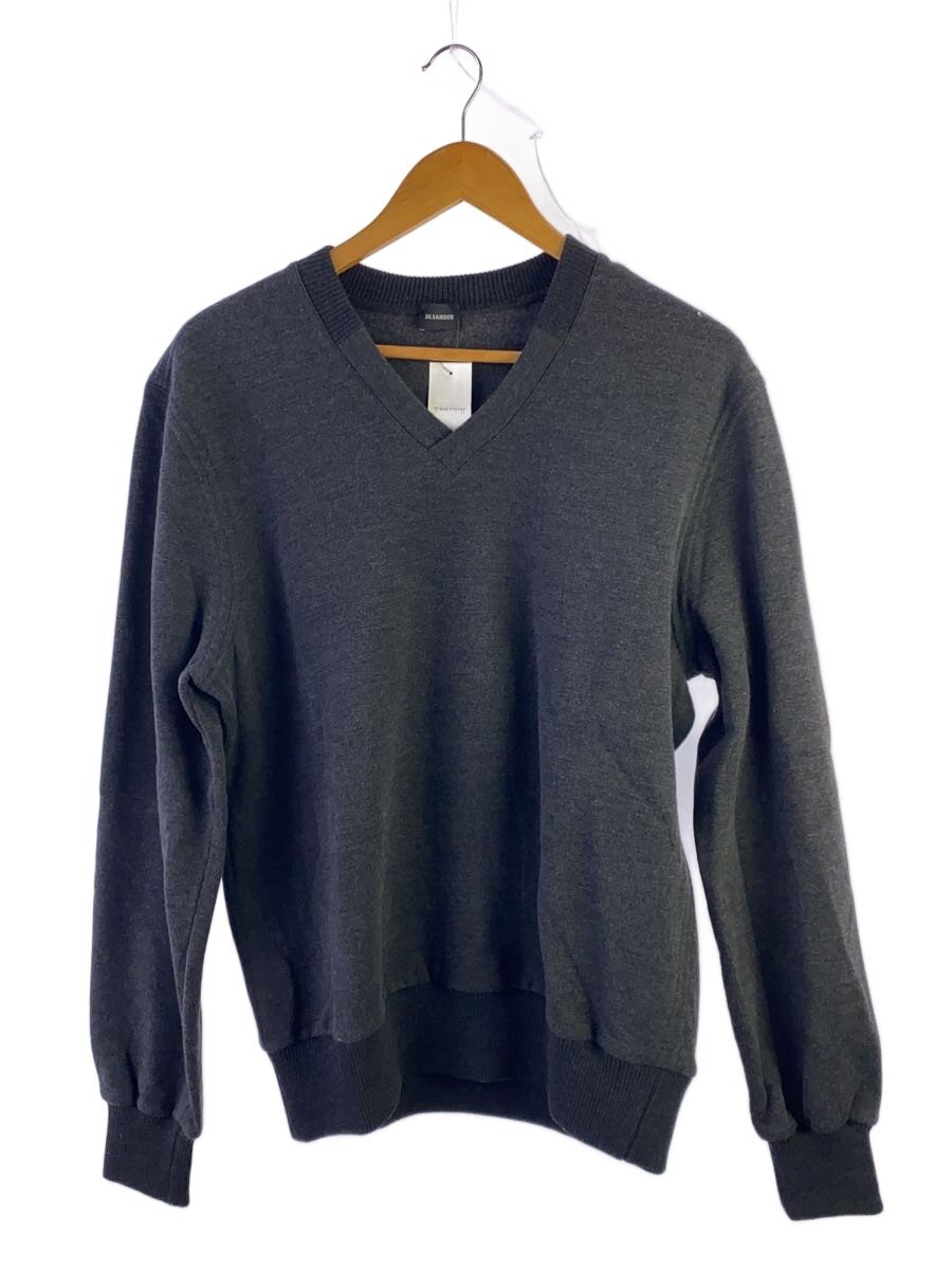 【中古】JIL SANDER◆Vネックスウェット/--/コットン/GRY//【メンズウェア】｜2ｎｄ STREET 店 21,120円