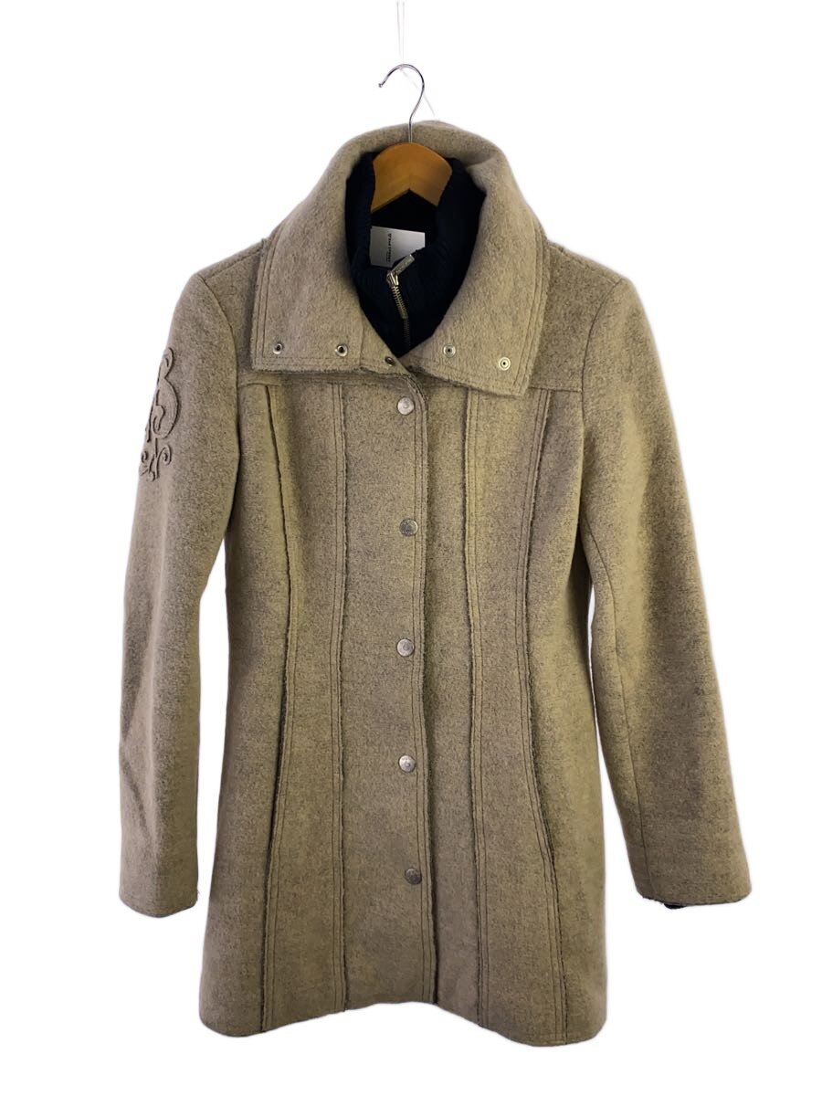 【中古】BYBLOSBLU/三崎商事/ルーマニア製/レイヤードジャケット/40/羊毛/BEG【レディース御召しもの】