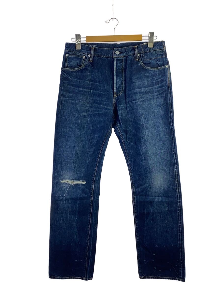 【中古】visvim◆S/SOCIAL SCULPTURE DRY DENIM-11/ジーンズズボン下/3/ジーンズ/IDG【メンズウェア】