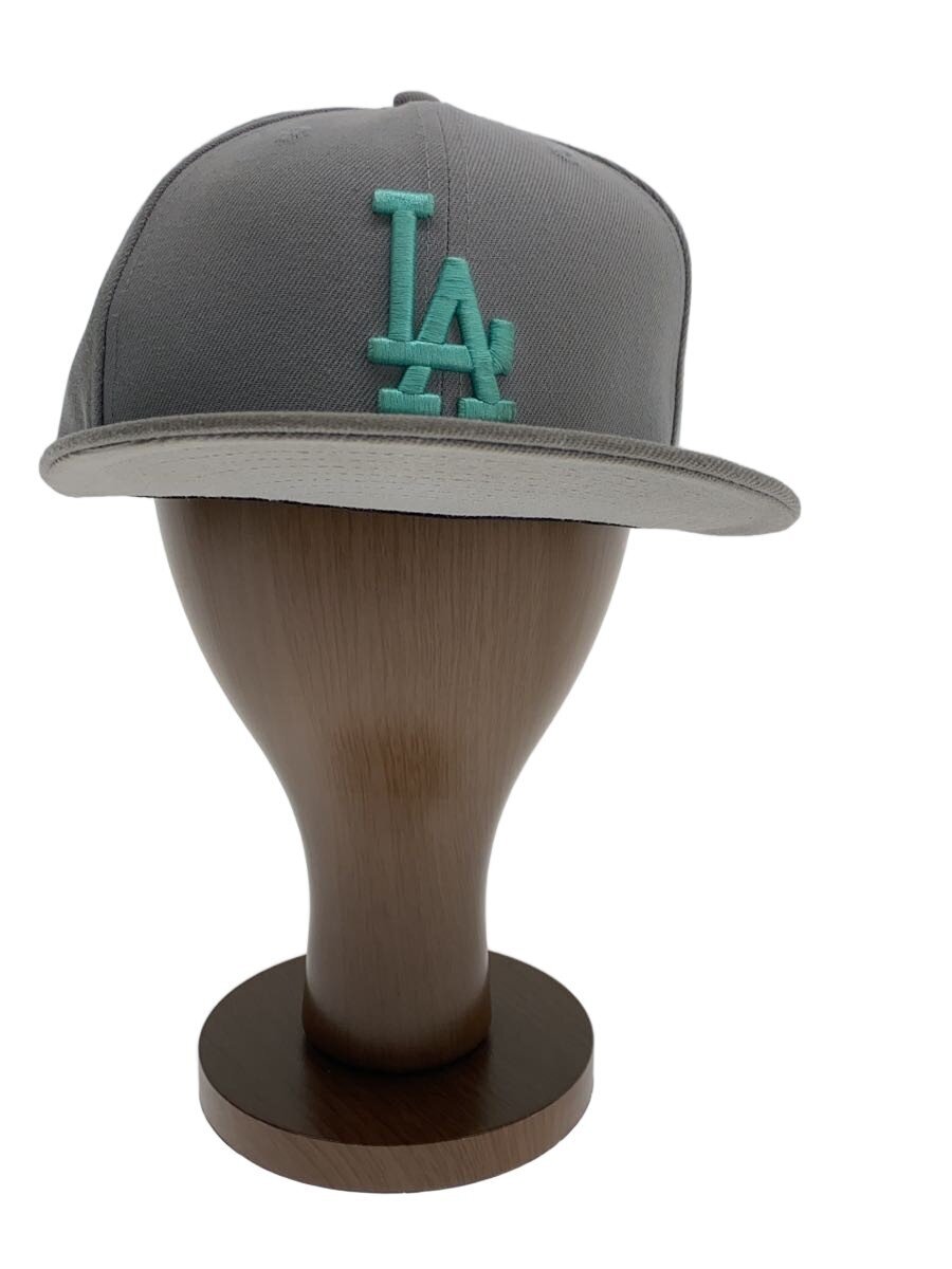 【中古】NEW ERA◆天使の都市/旗がしら/7 1/2/ポリエステル/GRY/メンズ/※ステッカー欠品【服飾雑貨他】