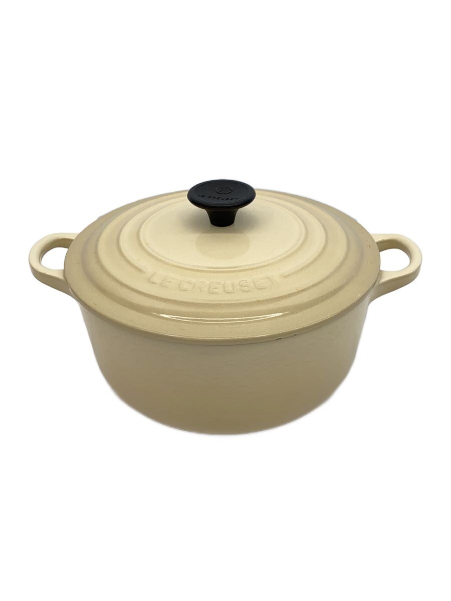 【中古】LE CREUSET◆鍋/CRM//【勝手もと装置】