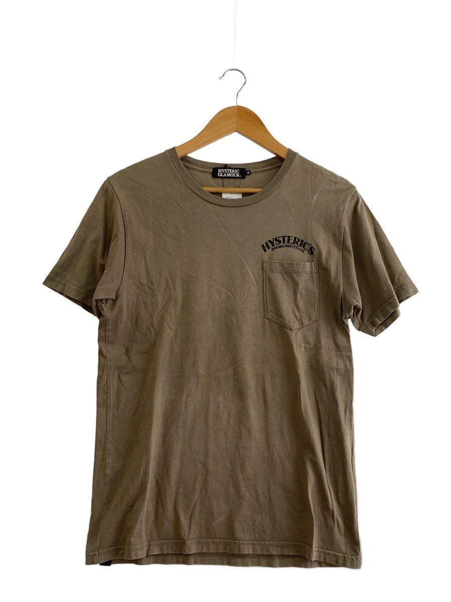 【中古】HYSTERIC GLAMOUR◆TROPICAL ADVENTURES/プルオーバー/M/綿織物/KHK/0292CT24/うしろ側刷り上げる【メンズウェア】