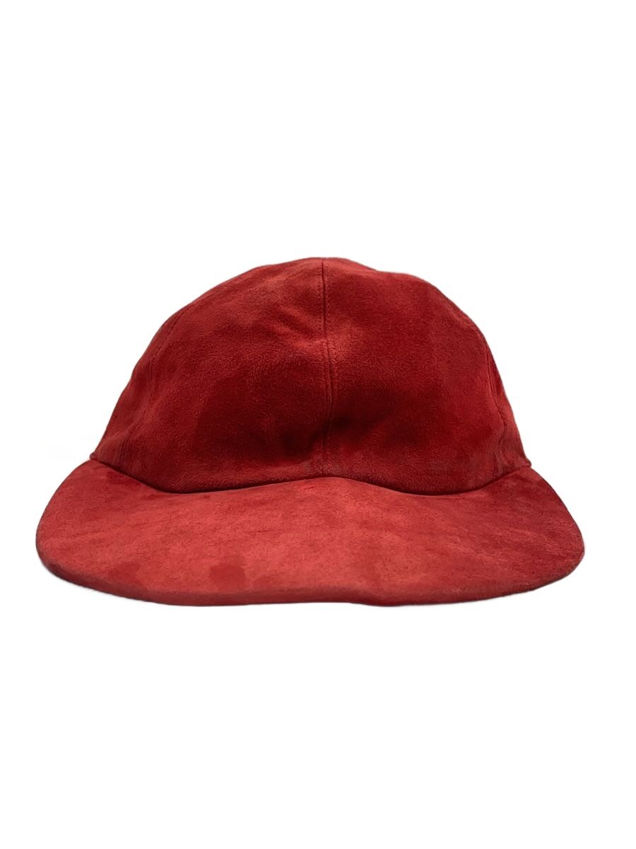【中古】yohji yamamoto POUR HOMME◆スエードクロス旗がしら/--/RED/メンズ【服飾雑貨他】