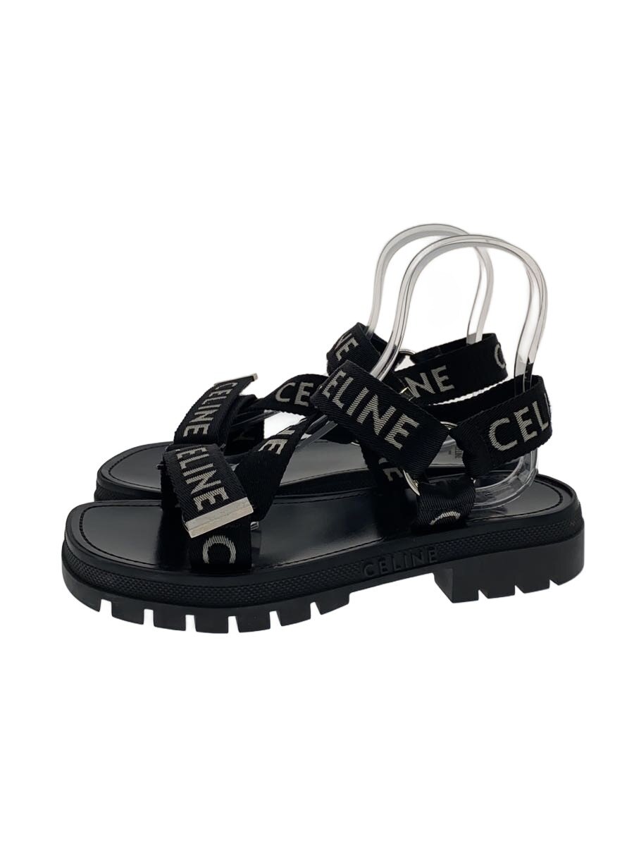 【中古】CELINE◆サンダル/42/BLK/346742208C.38AW//【シューズ】
