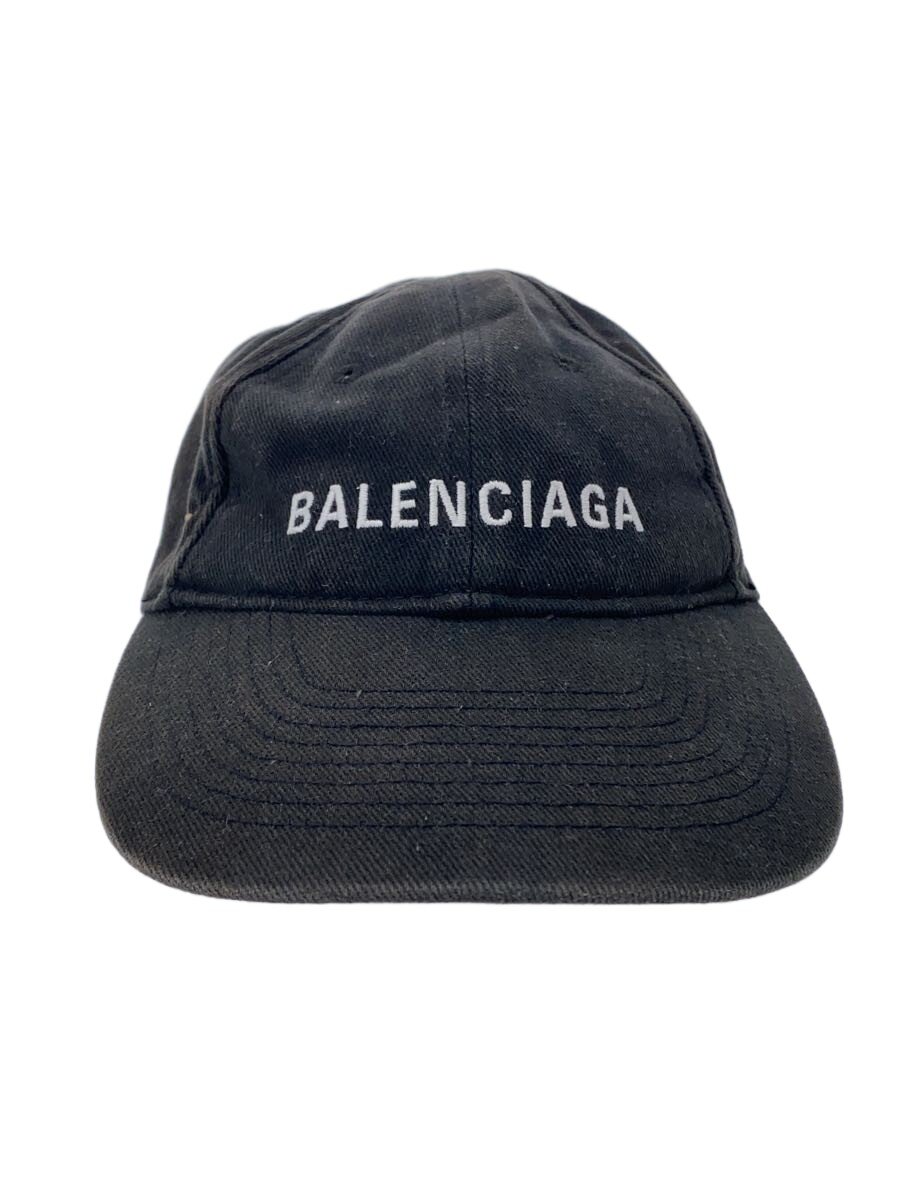 【中古】BALENCIAGA◆当て嵌める感有/旗がしら/FREE/ポリエステル/BLK/メンズ/ARCHETYPE【服飾雑貨他】