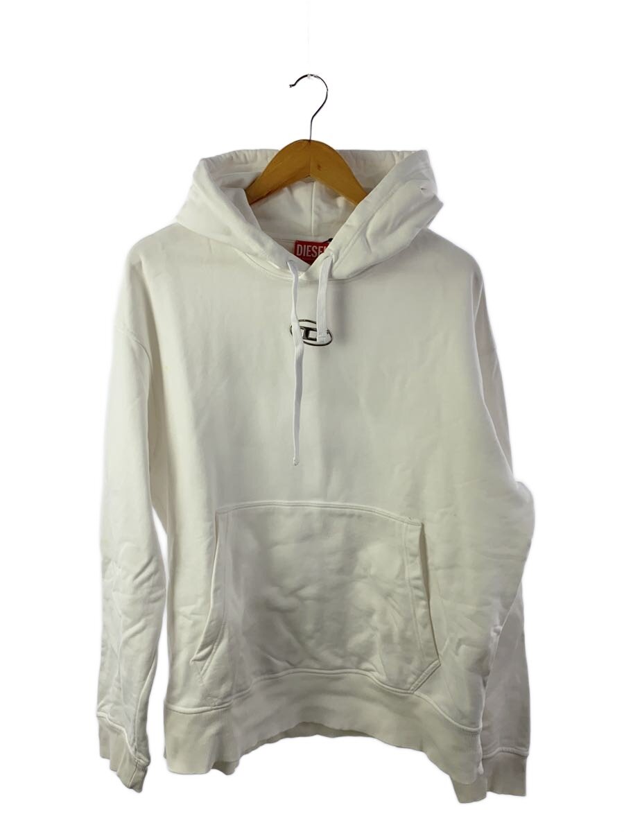 【中古】DIESEL◆汗水/L/綿織物/WHT/01AJH【メンズウェア】