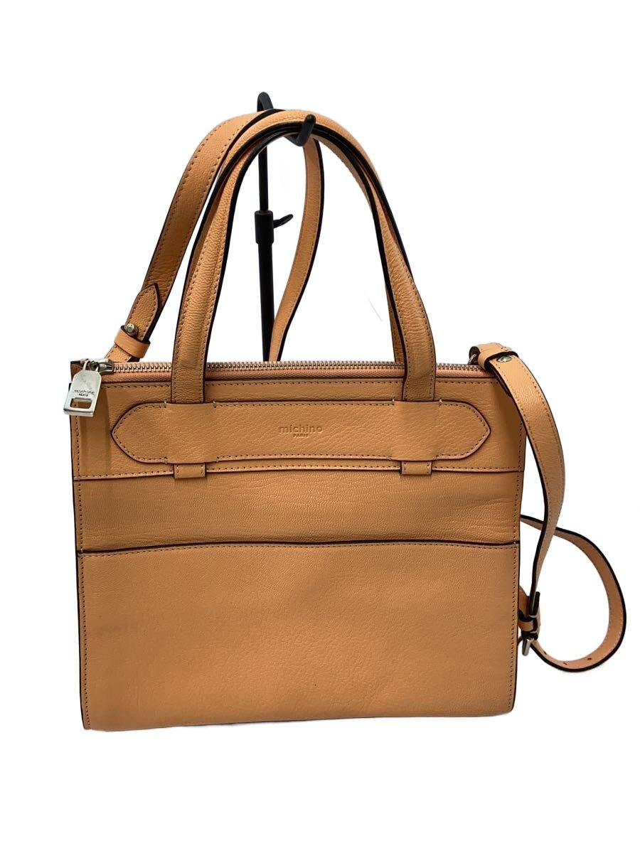 【中古】michino paris/ショルダーバッグ/レザー/IVO【バッグ】｜2ｎｄ STREET 店