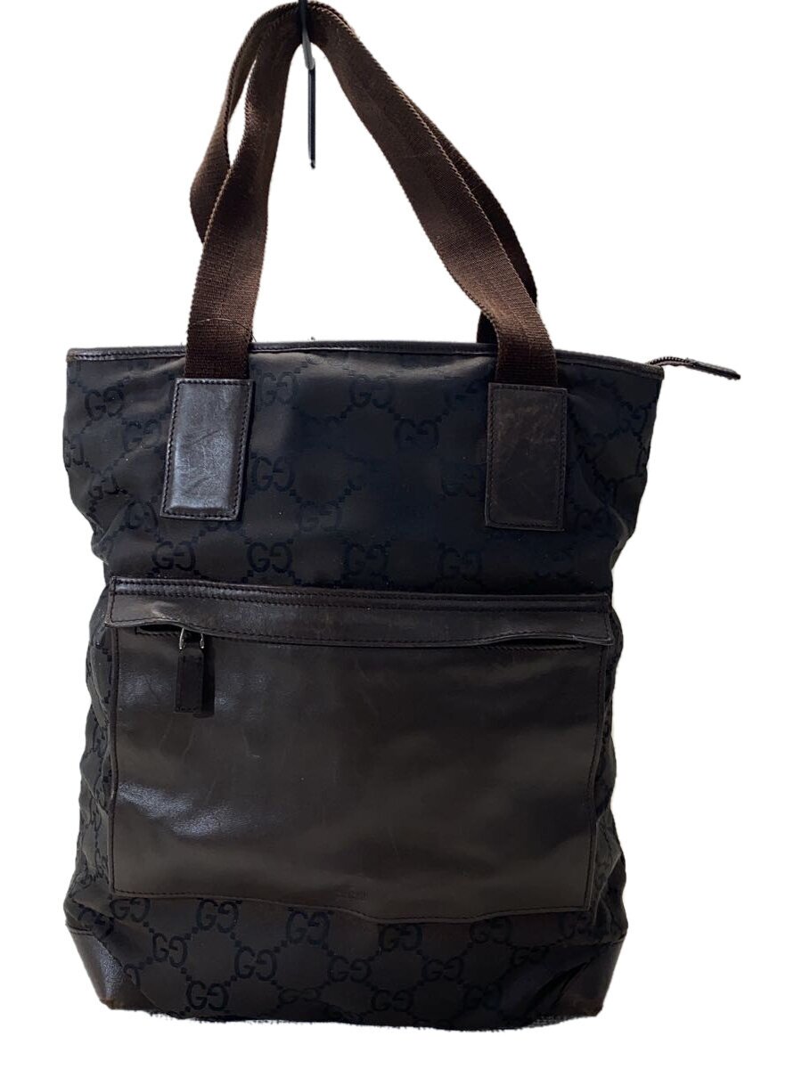 【中古】GUCCI◆トートバッグ/--/BRW/28893【御徒面子】