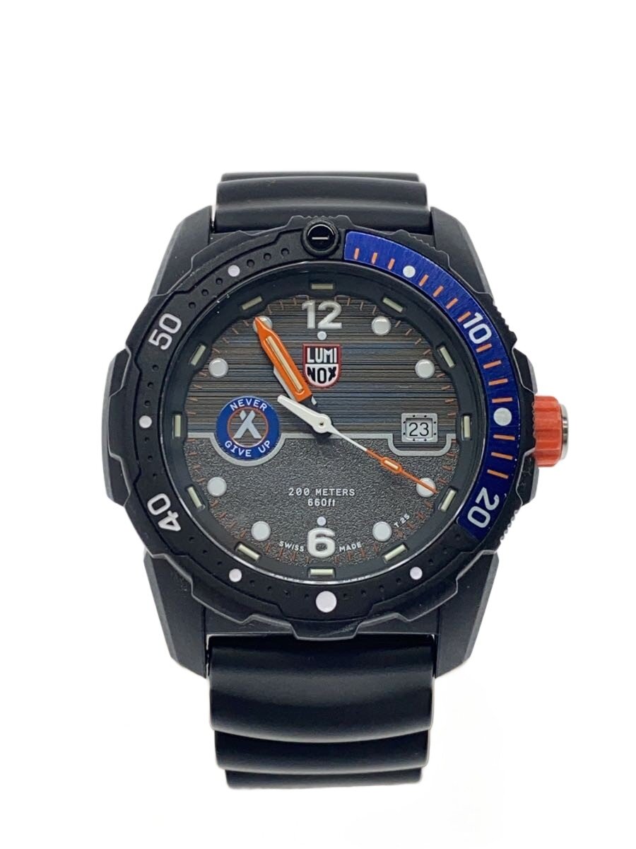 【中古】LUMINOX◆石英ウオッチ/アナログ/BLK/BLK/Bear Grylls SERIES 3720【服飾雑貨他】