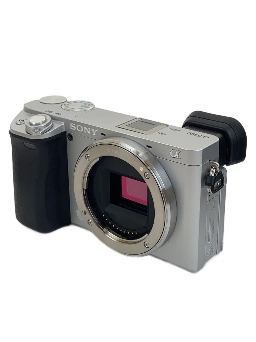 【中古】SONY◆デジタル一眼カメラ α6400 ILCE-6400L パワーズームレンズキット [シルバー]【カメラ】