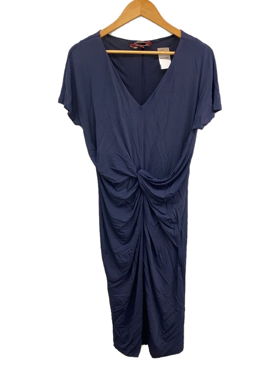 【中古】MAX MARA◆半袖衣装/L/人絹/NVY【レディース御召しもの】