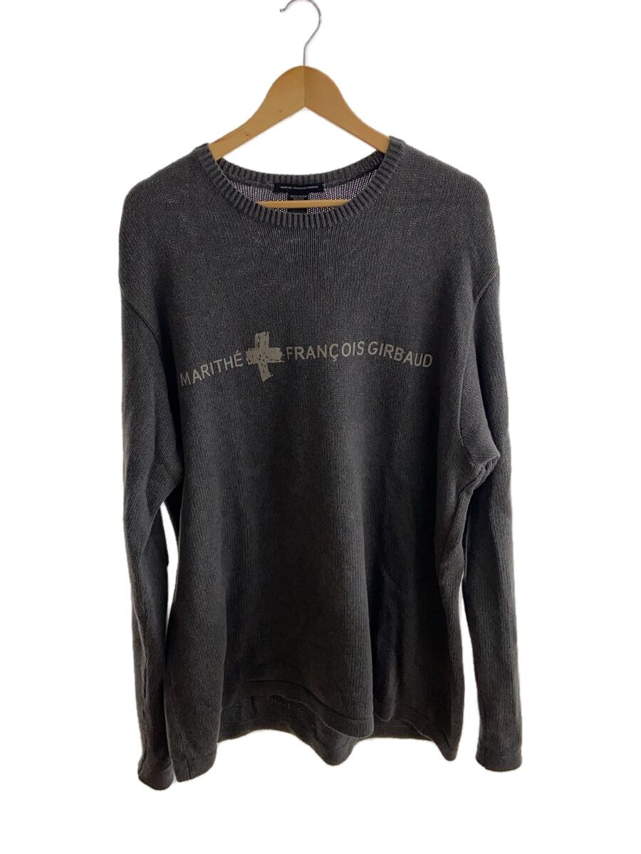 【中古】MARITHE FRANCOIS GIRBAUD◆00S/archive/ニット・セーター(厚手)/L/コットン/グレー//【メンズウェア】|2nd STREET 店