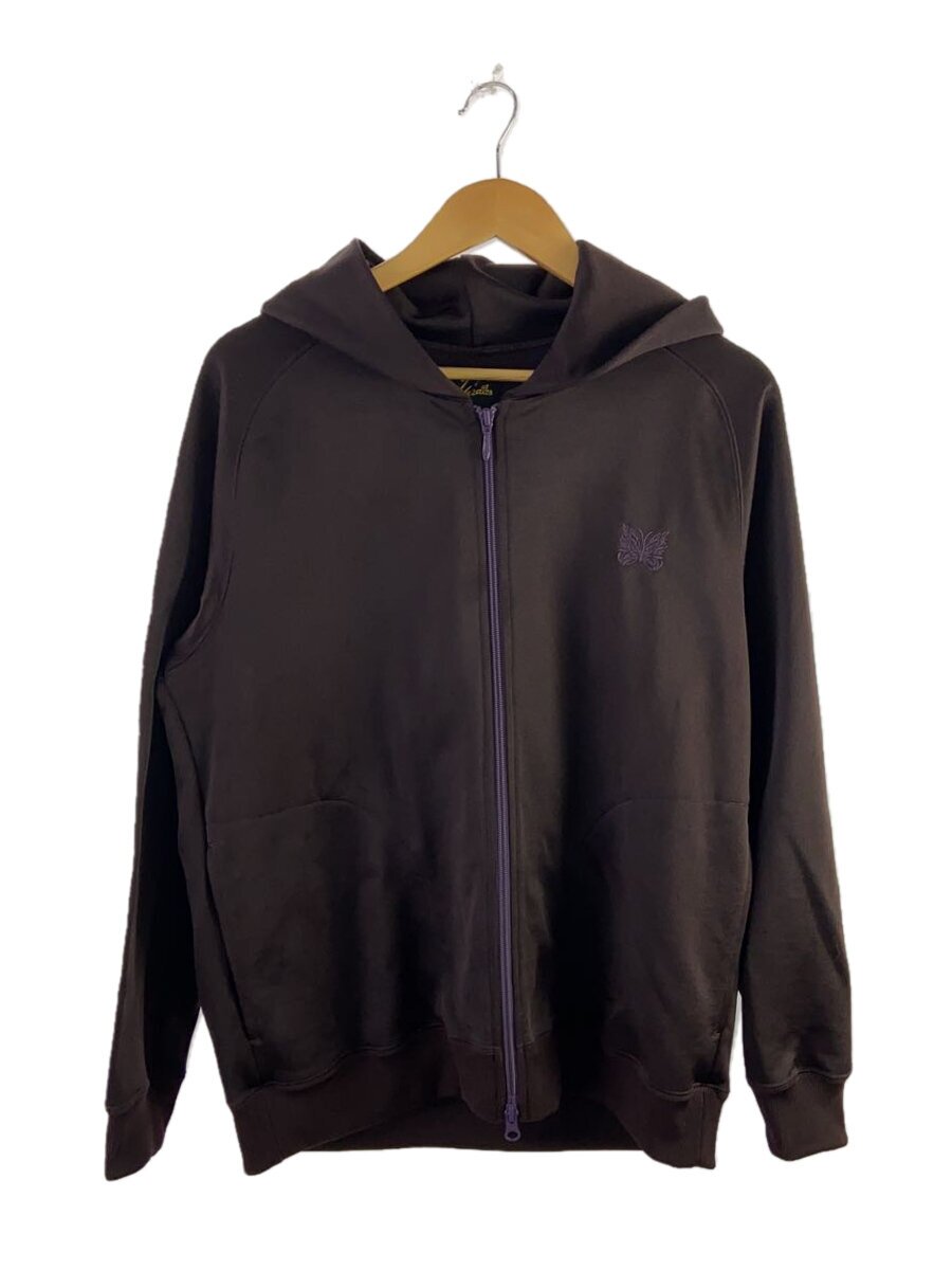 【中古】Needles◆Zipped Hoody/プルオーバー/S/ポリエステル/BRW/QV338【メンズウェア】