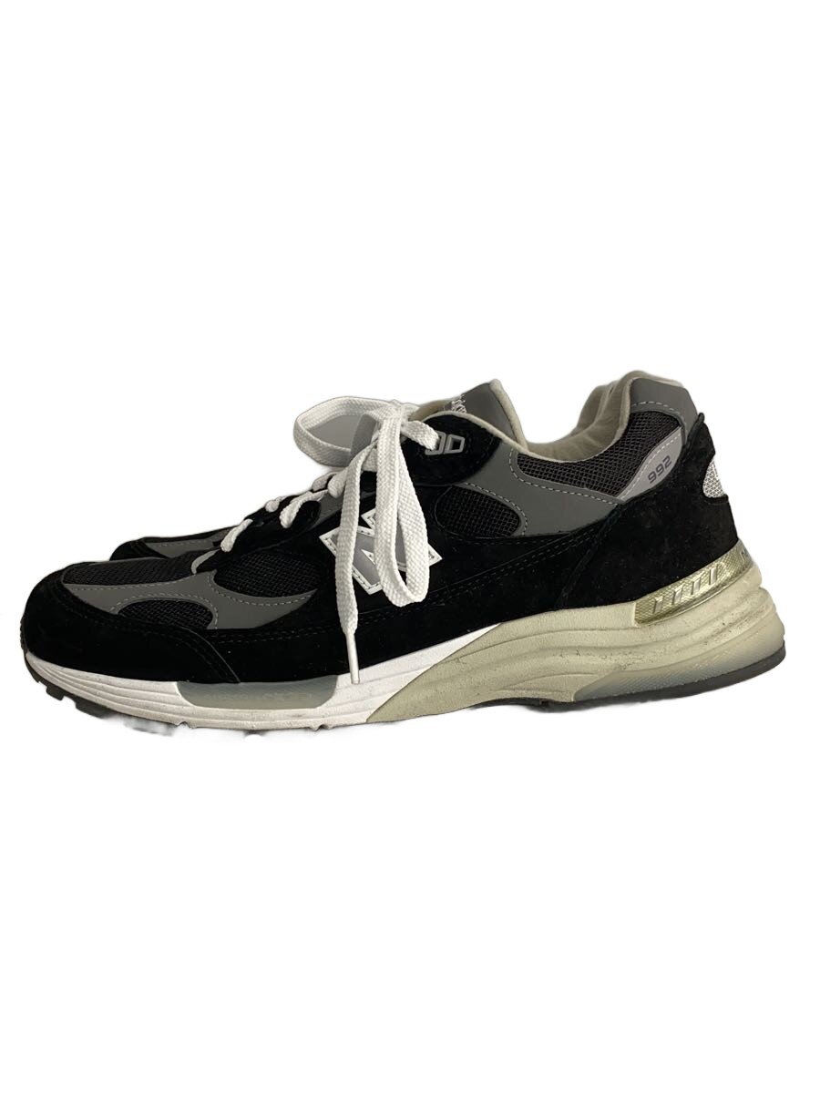 【中古】NEW BALANCE◆ローカットスニーカー/29珊/BLK/U992BK//【シューズ】