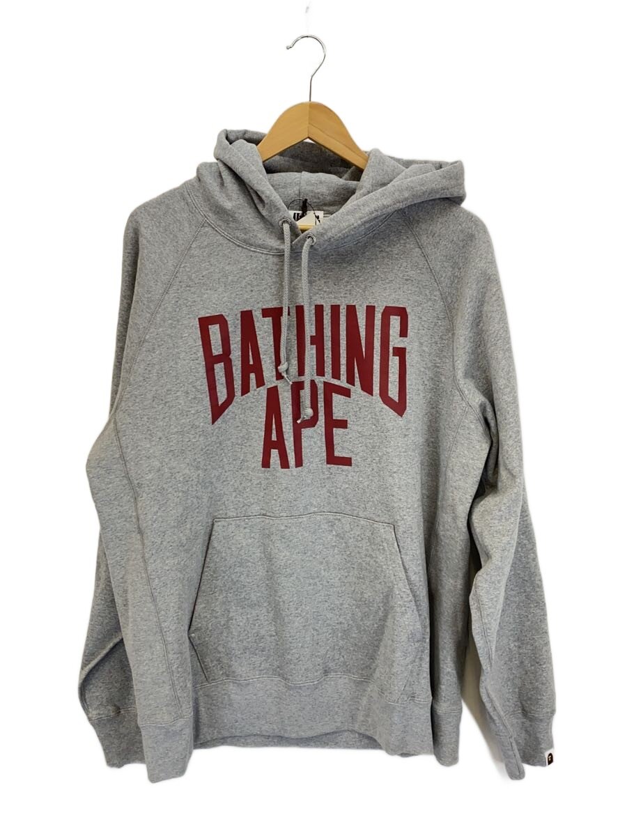 【中古】A BATHING APE◆パーカー/XXL/コットン/GRY/001PPJ801007M【メンズウェア】｜2ｎｄ STREET 店