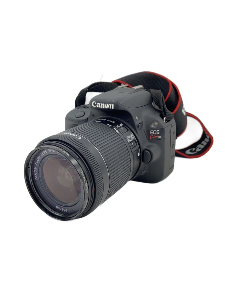 【中古】CANON◆デジタル一眼写真機 EOS Kiss X7 ダブルズームキット DS126441//【写真機】