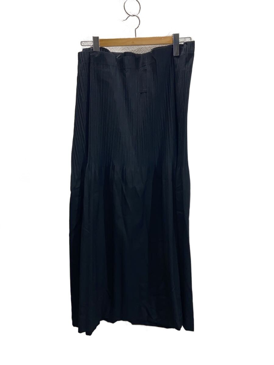【中古】ISSEY MIYAKE◆酉の方角筋目/ロングスコート/M/ポリエステル/BLK/無地/IM33-FG801//【レディースお召しもの】