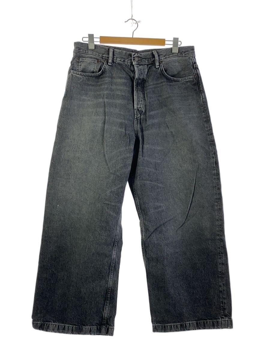 【中古】Acne Studios(Acne)◆ストレートパンツ/32/コットン/BLK/無地/B00322【メンズウェア】|2nd STREET 店