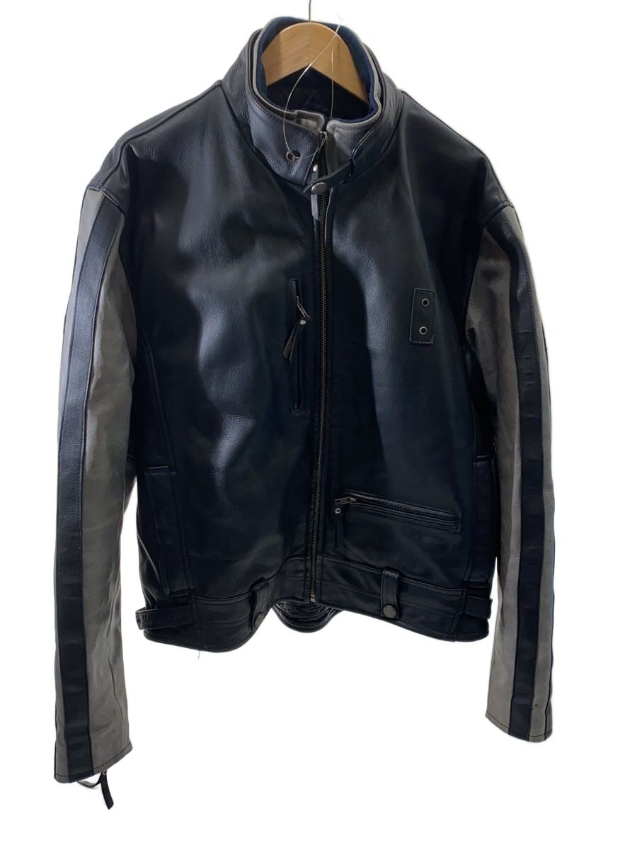 【中古】HARLEY DAVIDSON◆レザージャケット・ブルゾン/XL/レザー/BLK/無地【メンズウェア】|2nd STREET 店