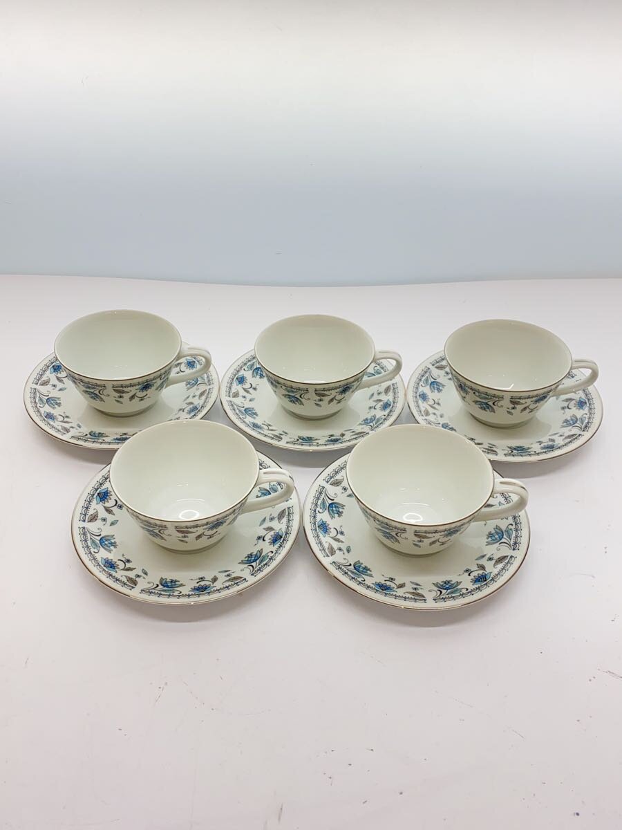 【中古】Noritake◆カップ&ソーサー/10点セット/WHT【キッチン用品】