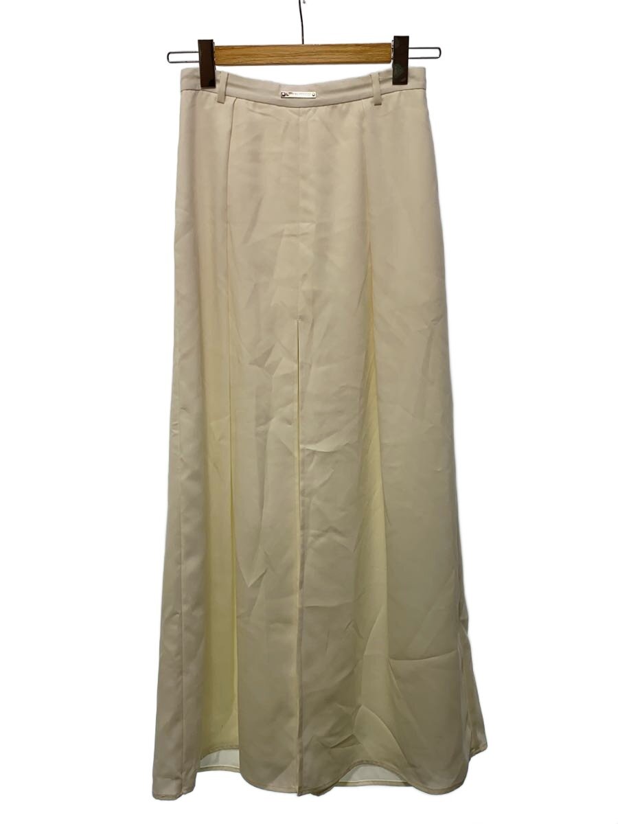 【中古】PRANK PROJECT◆Slit Long Pants/広広としたズボン下/38/ポリエステル/WHT【レディース御召しもの】