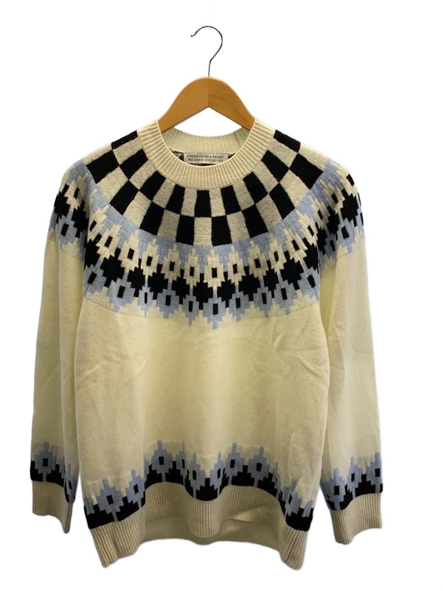 【中古】UNDERCOVER◆ニット・セーター(厚手)/2/ウール/WHT/UC2C9904-1【メンズウェア】｜2ｎｄ STREET 店