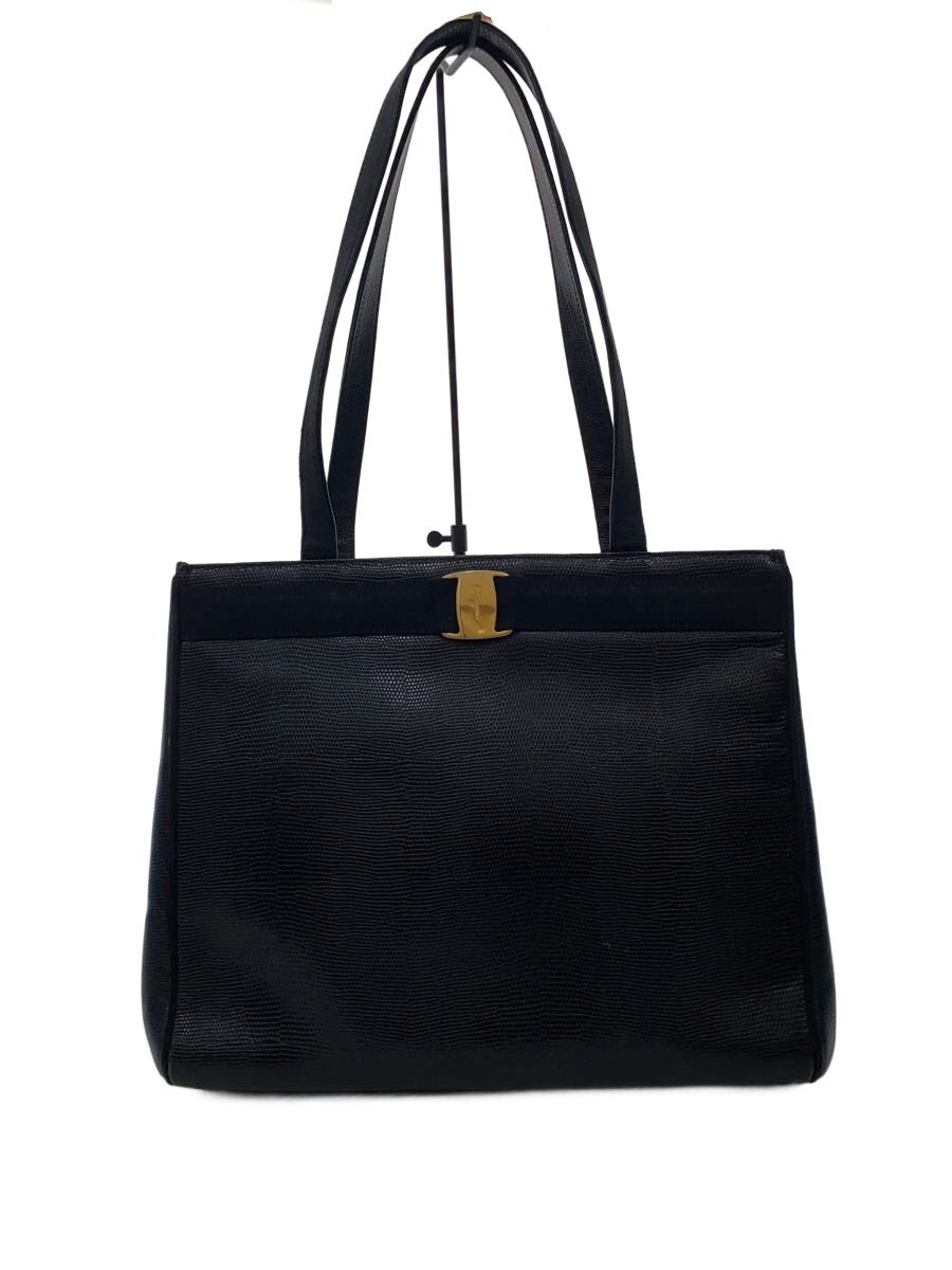 【中古】Salvatore Ferragamo◆御徒面子/--/BLK【御徒面子】