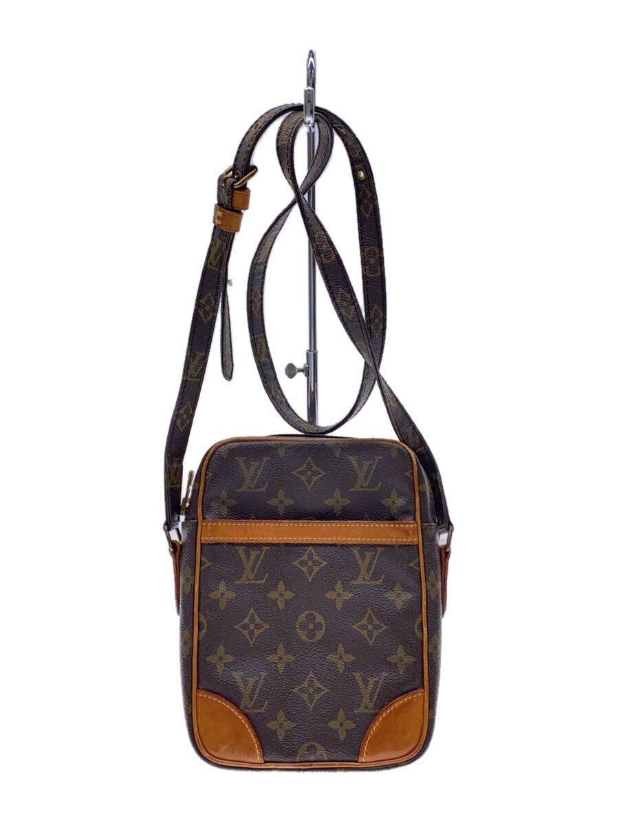 【中古】LOUIS VUITTON◆2)ダヌーブ_モノグラム・帆布_BRW/PVC/BRW【御徒面子】