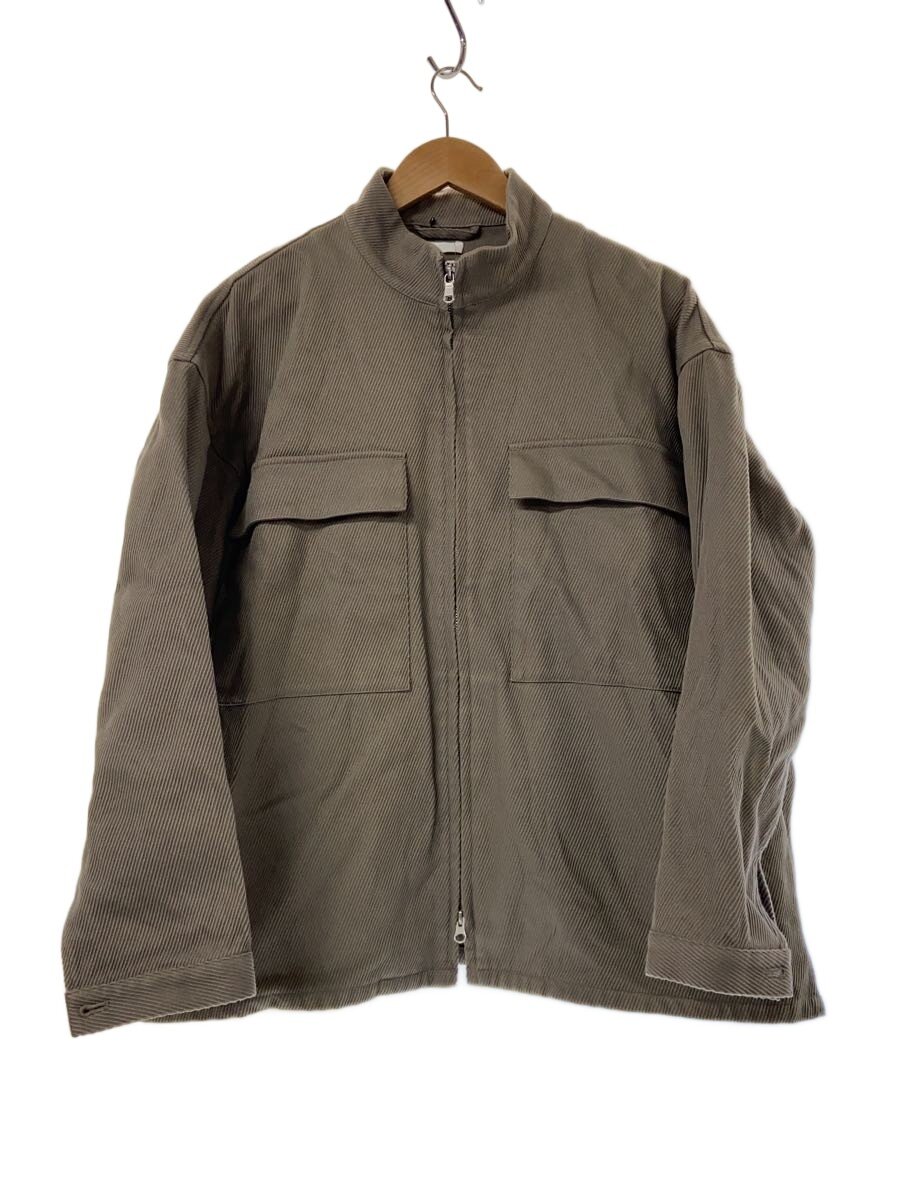 【中古】SEEALL◆ZIP-UP HIGH NECK/上衣/46/綿織物/カーキ/SAM01 SH181【メンズウェア】