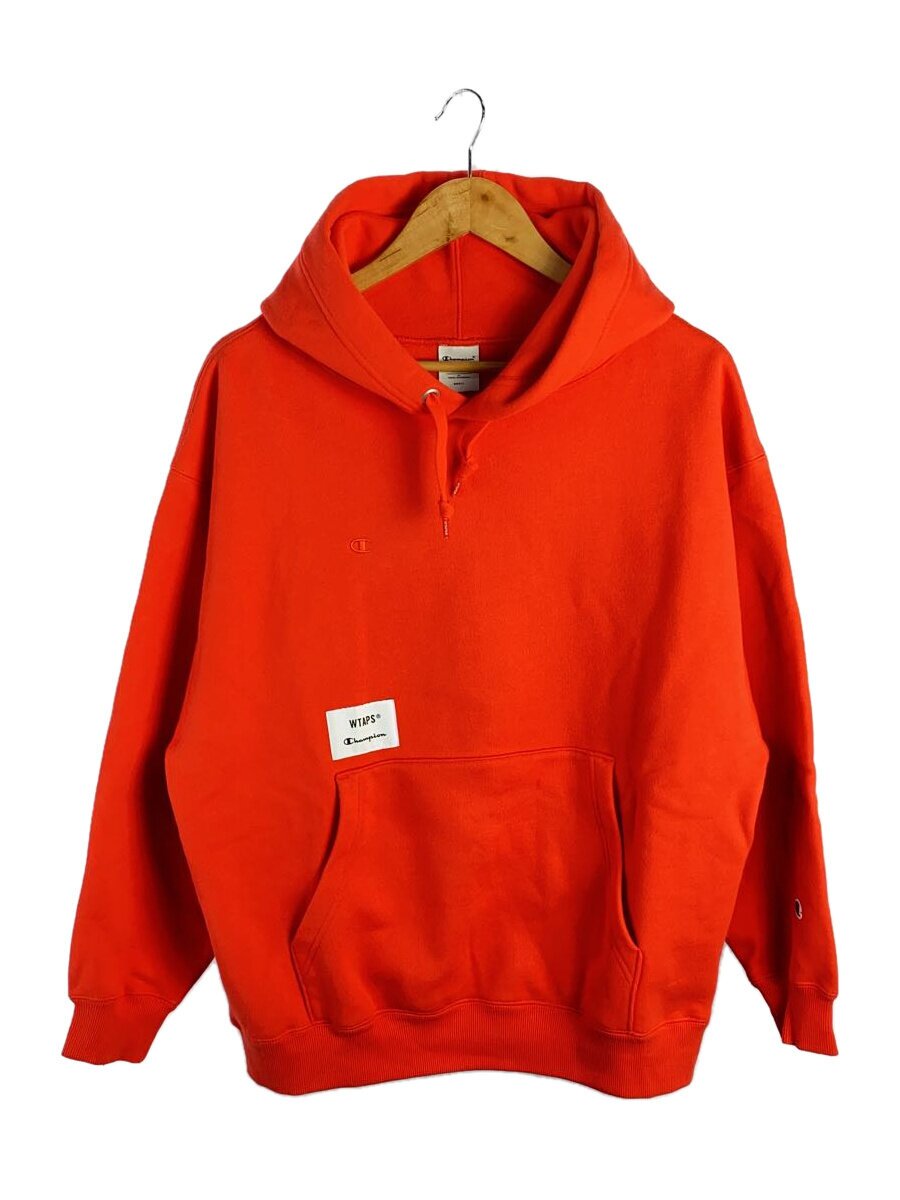 【中古】Champion◆パーカー/S/綿織物/オレンジ色【メンズウェア】