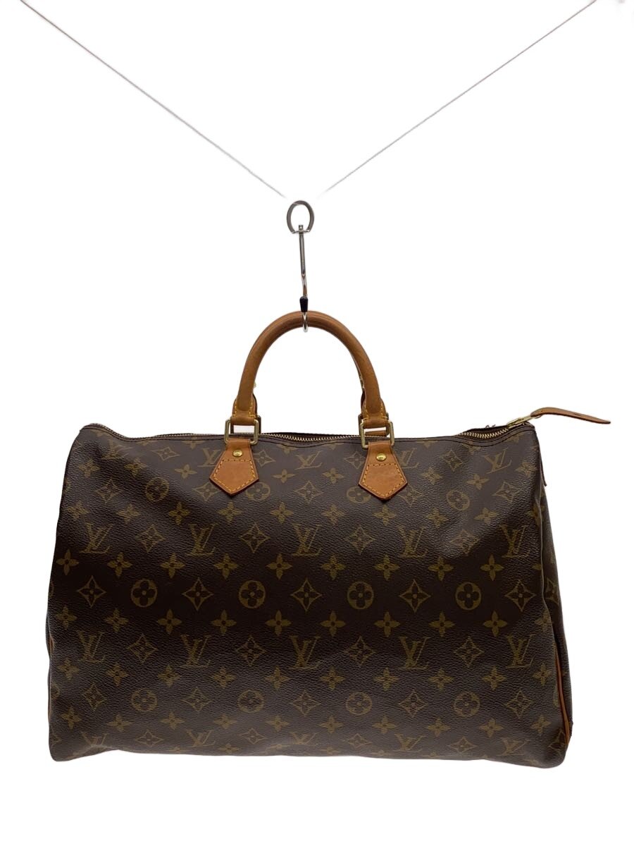 【中古】LOUIS VUITTON◆1)スピーディ40_モノグラム・キャンバス/PVC/BRW【バッグ】｜2ｎｄ STREET 店