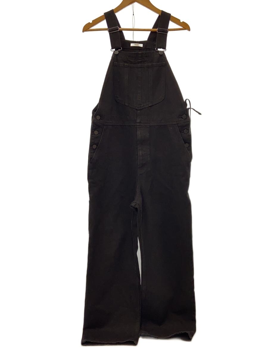 【中古】CLANE◆CLANE WAIST ADJUST OVERALLS/厚地の外套オール/2/綿織物/BLK/18112-5042【レディースお召しもの】