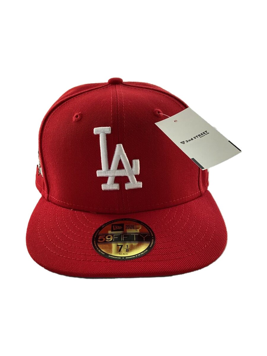 【中古】NEW ERA◆59FIFTY/Dodgers/OHTANI/旗がしら/7 1/8/綿織物/赤いこと/メンズ//【服飾雑貨他】