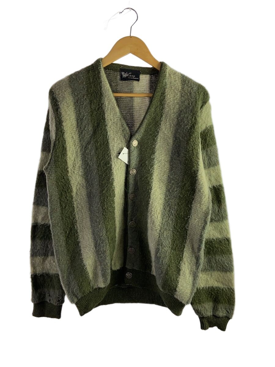【中古】当てずっぽう60s/モヘア混ジレー/CARY/ジレー(朦々たる)/--/--/KHK/縞模様【メンズウェア】